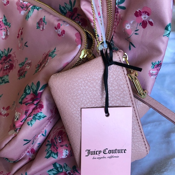 JUICY COUTURE Authentic Vintage Rose Backpack!🌸💗 - Picture 4 of 5